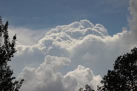 ciel avec cumulus